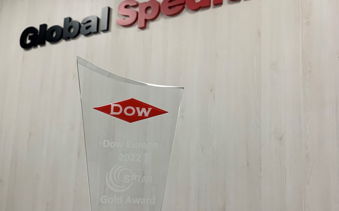 Global Spedition, awarded with the Gold Medal by DOW as a sustainable company